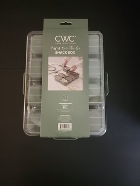 New, Set of 2 Snack Box In Sleeve, Cook With Color, Green, Total 16 Compartments